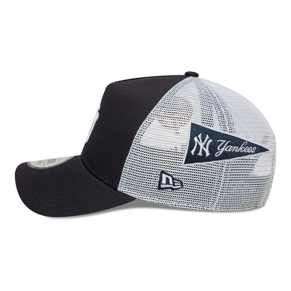 New Era - New York Yankees Multi Patch Trucker Cap - Navy/White